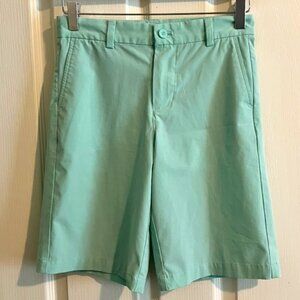 VINEYARD VINES Boys Size 12 Breaker Shorts Green Chino Cotton Twill